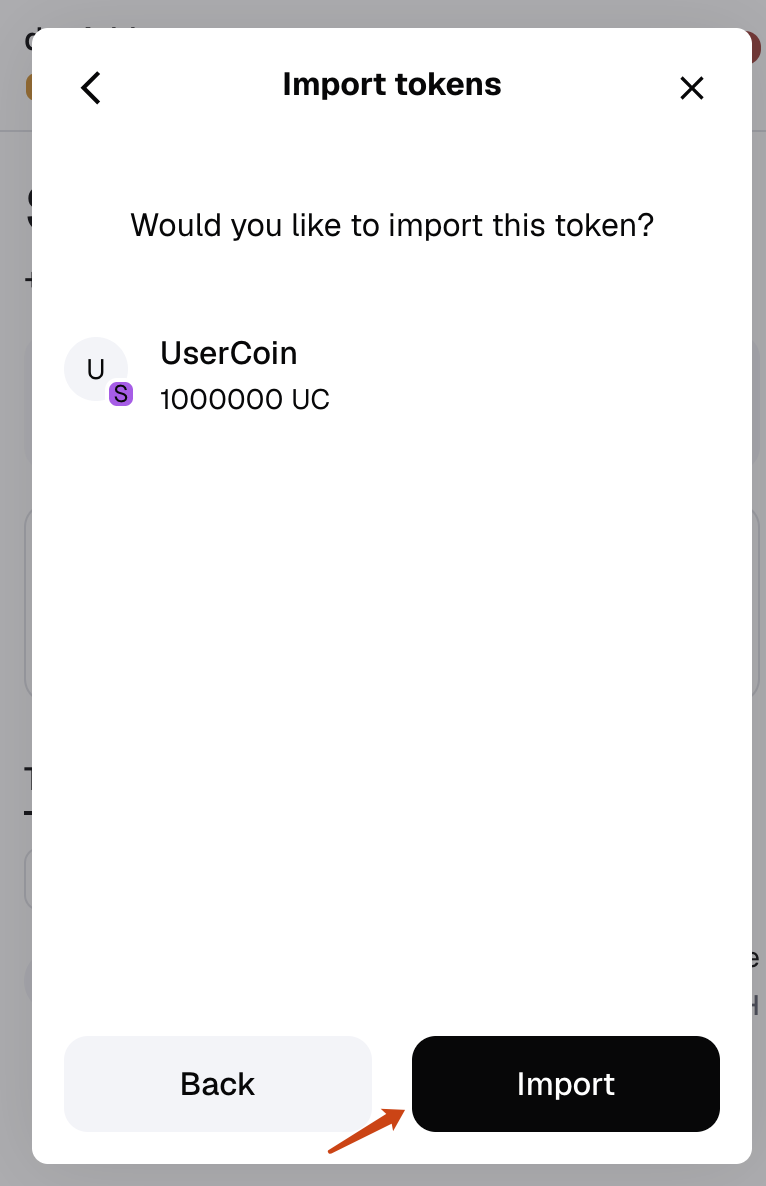 MetaMask import token contract address